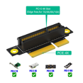 thumbnail image 3 of PCI-E 4X 3.0 90 Degree Reverse Male to Female Riser Card for 1U Server (Installation Direction Towards CPU), 3 of 6