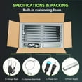 thumbnail image 3 of TRAMULL Stretchable 1000W LED Hydroponic Garden Grow Light/ Grow light for Plant  7x5ft Coverage with 2604Pcs LEDs ( Grey), 3 of 8