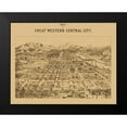thumbnail image 2 of Kohfahl 18x15 Black Modern Framed Museum Art Print Titled - Great Western Central City Colorado - Kohfahl 1887, 2 of 5