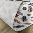 thumbnail image 5 of Ambesonne Animal Place Mats Set of 4, Vivid Feathers Vivid Art, Standard Size, Multicolor, 5 of 6