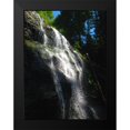 thumbnail image 2 of Grayscale 19x24 Black Modern Framed Museum Art Print Titled - Waterfall Light I, 2 of 5