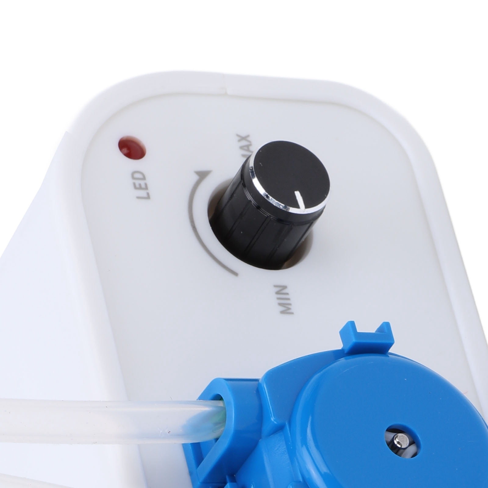 YAHHU Small Peristaltic Pump Adjustable Speed 12V Liquid Dosing Pump for Lab Scientific Research and Aquarium Use, Mini Peristaltic Liquid Pump with Variable Flow Rate (6.69 in / 17.00 cm)