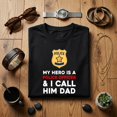 thumbnail image 3 of Kids My Hero Is Police Officer I Call Him Dad Policeman Family Gift T-Shirt, 3 of 4