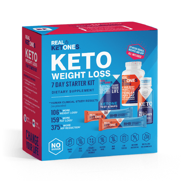 Real Ketones Keto Weight Loss 7 Day Starter Kit Walmart
