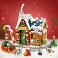 thumbnail image 3 of Juego de bloques de construcción de casa navideña para niños bricolaje 1223 casa de Navidad ANGGREK Otros, 3 of 7