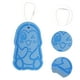 thumbnail image 3 of Esponja de baño de patrón de pingüinos lindos de 1 pieza color azul cielo, 3 of 6