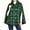 Green, variant on Fall Winter Women Plaid Cape Coat Double Breasted Lapel Poncho Cloak Jacket