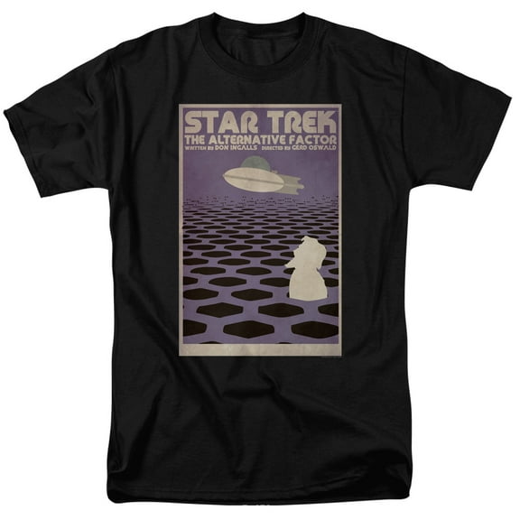 Star Trek Tos Episode 27 Adult 18/1 T-Shirt Black
