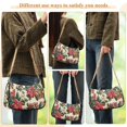thumbnail image 4 of FORMRS Womens Shoulder Bag with Chain Strap Clutch Purse Cute Tote Handbag, Red Christmas Poinsettia, 4 of 7