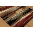 thumbnail image 3 of Tayse Festival Area Rug 8900 Contemporary Multi Paintstrokes Stripes, 3 of 3