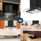 thumbnail image 5 of Campana de Cocina Bluelander de Botones, Acero Inoxidable, Extractora de 3 Velocidades, Filtro de Carbón Activado, Campana para Cocina 90 cm, 110 V, 5 of 5