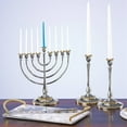thumbnail image 2 of Reed & Barton Roseland Menorah, 2 of 2