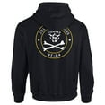 thumbnail image 3 of Jolly Rogers VF-84 Double Sided Embroidered Chest Logo Hoodie -Medium, 3 of 3