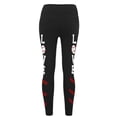 thumbnail image 5 of Lilgiuy Ladies Trendy Solid Color Baseball Heart Print High Waist Casual Leggings Trousers Pants for Outdoor Activities, 5 of 5