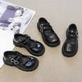 thumbnail image 4 of BOBOGOJP Toddler Girls Boys Dress Shoes Lace-Up Oxford School Uniform Flats Little Kids Wedding Loafer Black for 13.5, 4 of 4