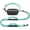 Teal, variant on WAAYEE Hands Free Dog Leash with Zipper Pouch, Dual Padded Handles and Durable Bungee for Walking, Jogging and Running Your Dog (Large, 25-120 lbs, Black)
