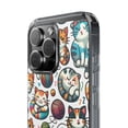 thumbnail image 4 of DistinctInk Clear Hybrid Case for Apple iPhone 16 Pro Max (6.9" Screen) - Colorful Cats and Yarn Playfulness - Lightweight Grip, 4 of 5