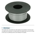 thumbnail image 3 of Uxcell 30AWG Stranded Wire Hookup 30M/98ft Grey Electrical Wire UL1007 Spool, 3 of 6