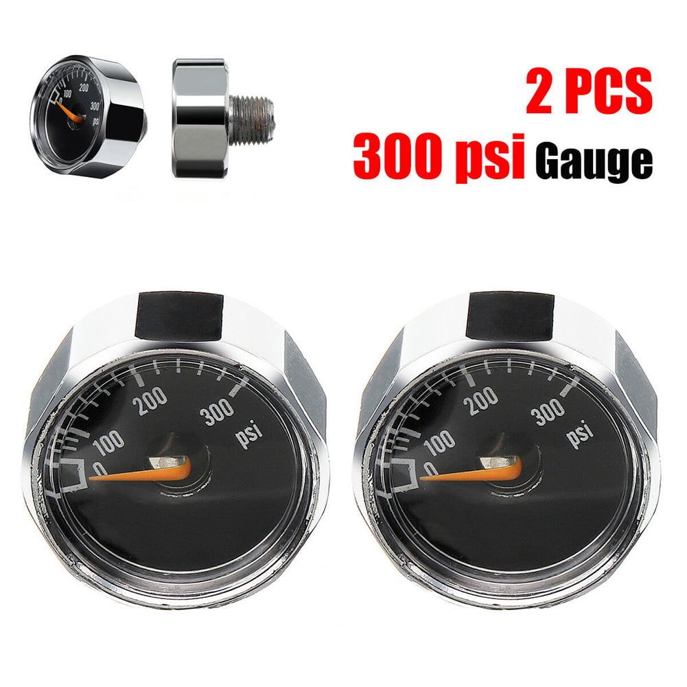 PCP CO2 Micro Gauge 1 inch 3000 psi High Pressure for HPA air tank 