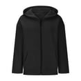thumbnail image 4 of SEAOPEN Clearance 2024 Oversized Sweatshirts for Women Fleece Hoodies Y2K Zip Up Jacket Loose Baggy Sweatshirt Athletic Workout Hooded Jackets S-XXL, 4 of 6