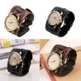 thumbnail image 3 of Reloj de cuarzo Minnieouse para hombre correa de cuero Negro, 3 of 6