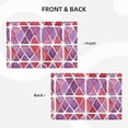 thumbnail image 4 of Linen Placemat With 18×12in Double Stitching Is Effectively Insulated And Foldable For Family Hotel Picnic Trips Palevioletred Moroccan Trellis Hand-Drawn Sketch_4 Six Piece, 4 of 8