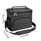 thumbnail image 5 of Bolsa térmica para almuerzo, reutilizable, a prueba de fugas, con correa ajustable, ideal para oficina/picnic, para mujer/hombre, viajes/playa Blahzhy, 5 of 9