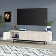 thumbnail image 5 of Evelyn&Zoe Abington Rectangular TV Stand for TV's up to 75", Alder White, 5 of 8