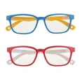 thumbnail image 1 of Anteojos Zulema 2x Gafas de Protección Anti-Luz Marco de Silicona Suave Luz Anti Azuleada de los Niños, 1 of 8