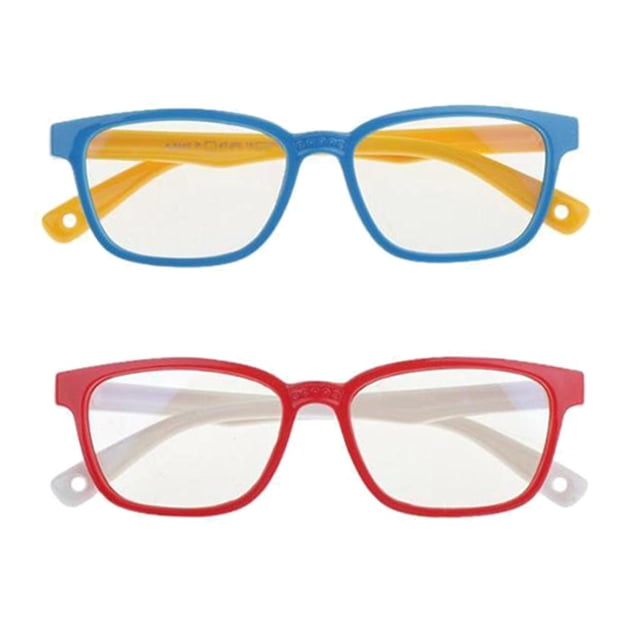 Anteojos Zulema 2x Gafas de Protección Anti-Luz Marco de Silicona Suave Luz Anti Azuleada de los Niños