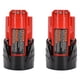 thumbnail image 1 of Batería de iones de litio de 2 uds., 12V, 2500mAh, 2,5Ah, para batería Milwaukee M12 48-11-2401, núcleo duradero M12, 1 of 8