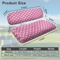thumbnail image 3 of POLERO Breathable Universal Seat Covers for Ezgo Club Car Seats Golf Cart Pink Polka Dot Print Golf Front and Back Seat Cushion Cover Fit Like a Glove, 3 of 8