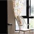 thumbnail image 4 of Bohemian Curtains Semi-Blackout Drapes Cotton Linen Farmhouse Curtain Panels for Living Room Bedroom, 2 Panel, W59.06 x L94.49, Grommets Design., 4 of 5