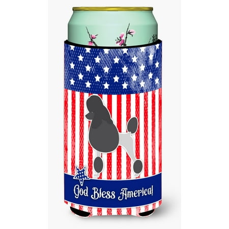 

Carolines Treasures BB3339TBC USA Patriotic Poodle Tall Boy Beverage Insulator Hugger Tall Boy multicolor