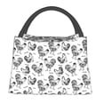 thumbnail image 1 of Disketp Retro Rooster Bolsa Térmica Estampada, Bolsa Térmica Aislante para Almuerzo, Playa y Campamento, 1 of 6
