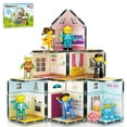 thumbnail image 3 of PicassoTiles Magnetic Tiles for Kids – Family Home Theme 65PCS STEM Construction Building Blocks Educational Toy, 3 of 9