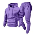 thumbnail image 3 of Ceisia Men's Loose Fit Hooded Sweatshirt & Jogger Pants Set | Casual Warm Two-Piece Tracksuit Gifts, 3 of 5