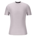 thumbnail image 3 of Plain White Tshirt Mens Fitted T Shirts Men's Casual Rib Knit Short Sleeve T Shirts Crew Neck T-Shirt Solid Tee Tops Lightweight Confortable Muscle Tee Blouse, 3 of 5