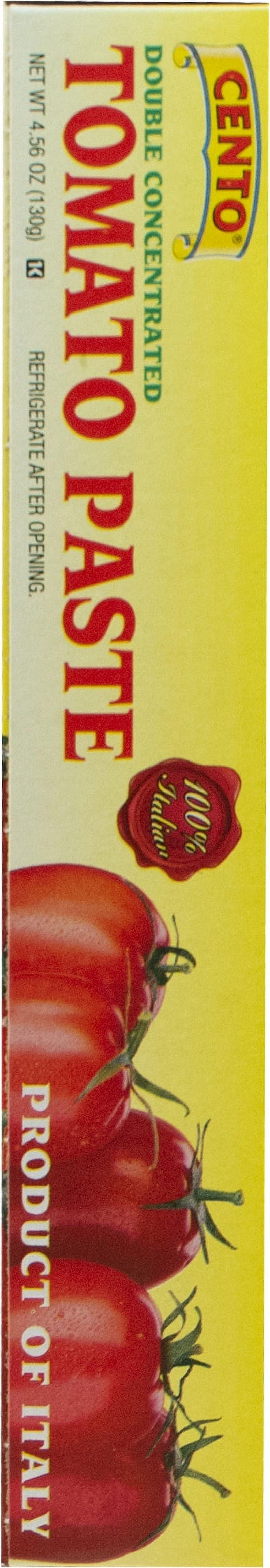 (4 pack) Cento Tomato Paste, 4.56 oz – allergens not contained