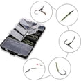 thumbnail image 4 of OROOTL 230pcs Carp Fishing Tackle Box Kit Carp Fishing Rigs Making Accessories Carp Swivel Snaps Helicopter Rigs Leader Clips Rubber Sleeves Carp Fishing Terminal Tackle, 4 of 6