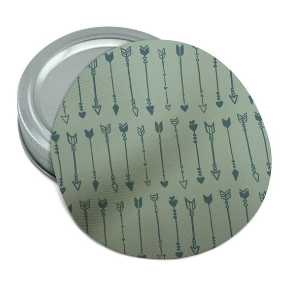 Artsy Arrows Hand Drawn Sketchy Pattern Round Rubber Non-Slip Jar Gripper Lid Opener