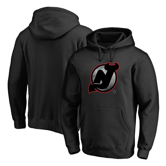 Men's Black New Jersey Devils Core Smoke Pullover Hoodie