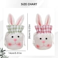 thumbnail image 3 of Easter Candy Bags, Bunny Drawstring, 26x14cm, Easter TreatBags, Holiday Goodie Bags, Spring Decor Pouch, Chocolate Wrapping, Party Favors, B, 3 of 5