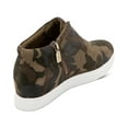 thumbnail image 2 of Aqua College Women's Camouflage Suede Glady Waterproof Sneakers, 2 of 5