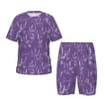 thumbnail image 1 of Balery Lavender Flowers Conjunto de Pijama Infantil de Manga Corta con Estampado – Ropa de Dormir de Algodón Suave-3X-Large, 1 of 6