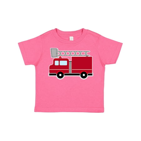 

Inktastic Red Firefighter Fire Truck Gift Toddler Boy or Toddler Girl T-Shirt