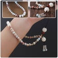 thumbnail image 4 of Miangastore Agate Beaded Phone Wrist Strap 1Pcs 11In Multi Color Anti Lost Function, 4 of 9