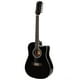 thumbnail image 2 of Jidyous Dreadnought Docerola 4/4 Guitarra Electroacústica 12 cuerdas con octavado, con Funda Acolcha, 2 of 9