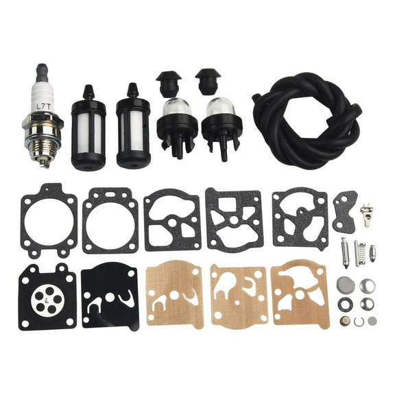 1 Set Carburetor Repair Kit with Primer Bulb Fuel Line Filter Spark Plug for STIHL FS44 FS36 FS40 Mower Trimmer Repair Kits
