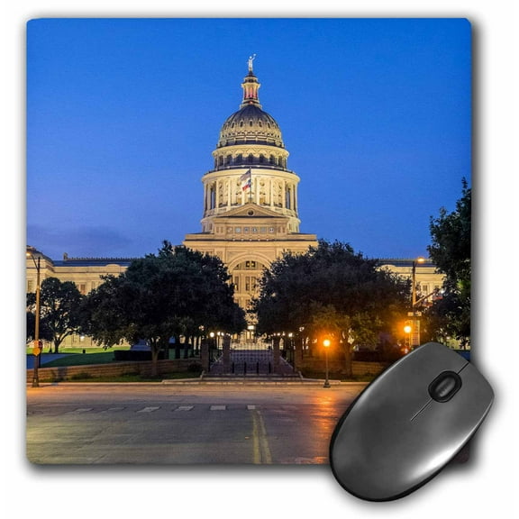 3dRose, State Capitol building, Austin, Texas, Usa, MousePad